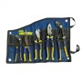 5 Piece GrooveLock/Traditional Pliers Roll Up Bag