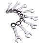 8pc Stubby Ratcheting Wrench Set